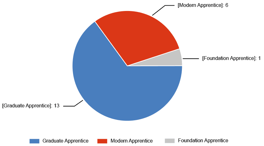 the number of Permanent employees currently studying by qualification type